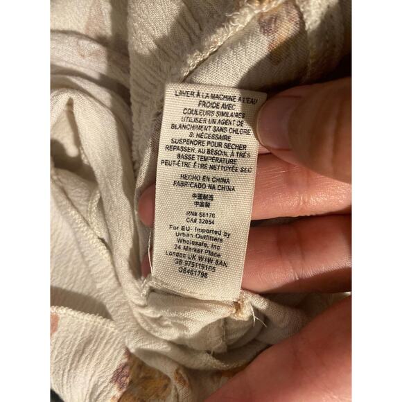 Free People Clover Field Floral Mini Dress Size X-Small Boho Chic - Picture 8 of 8